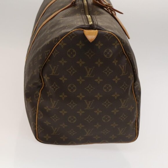 LOUIS VUITTON Monogram Keepall 55 Boston Bag M41424 LV Auth 132666 - Picture 5 of 16